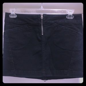 Juicy Couture Black Denim Skirt